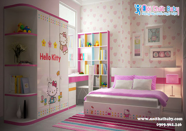 tủ áo hello kitty 1m