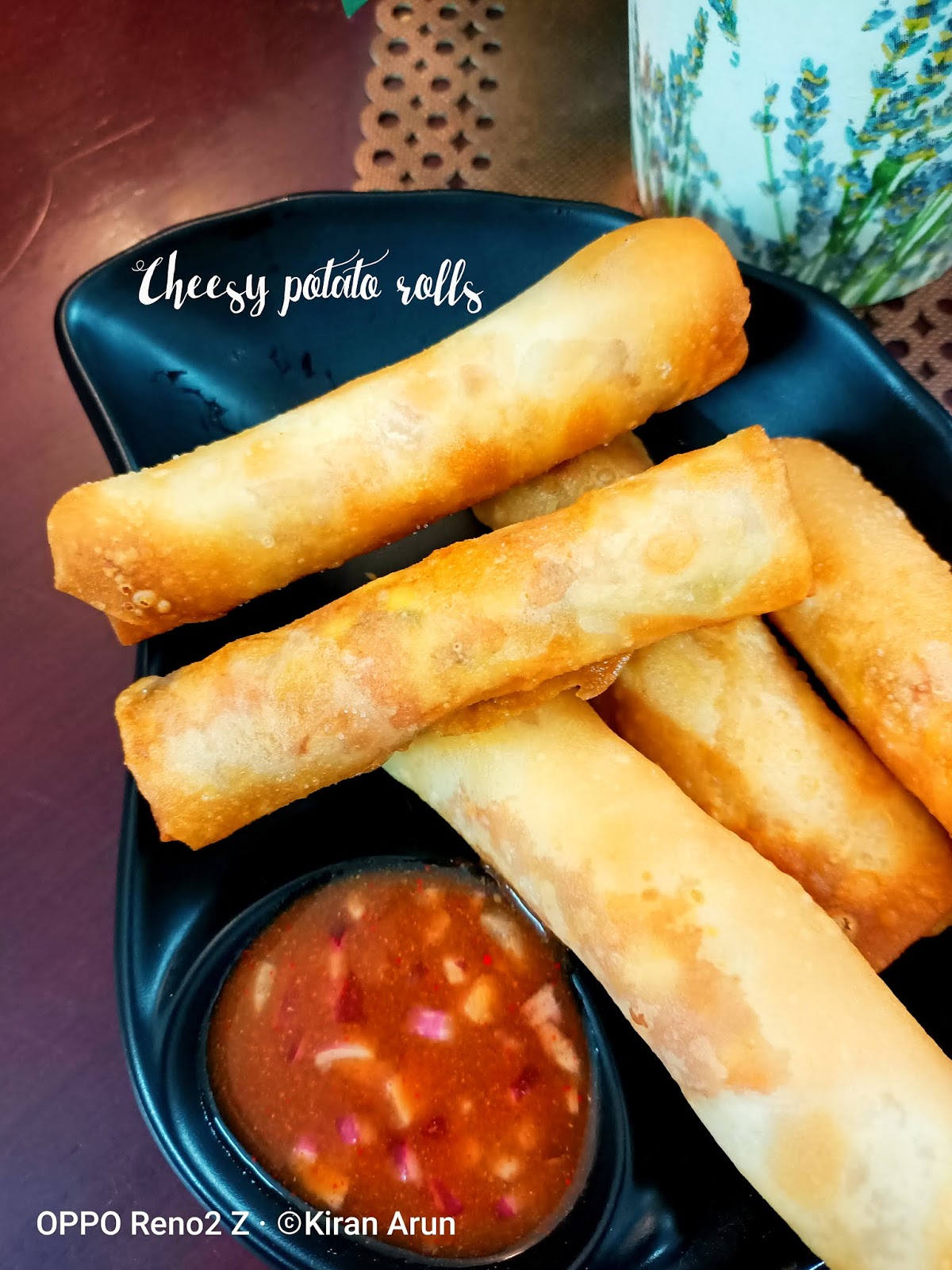 Cheesy potato rolls