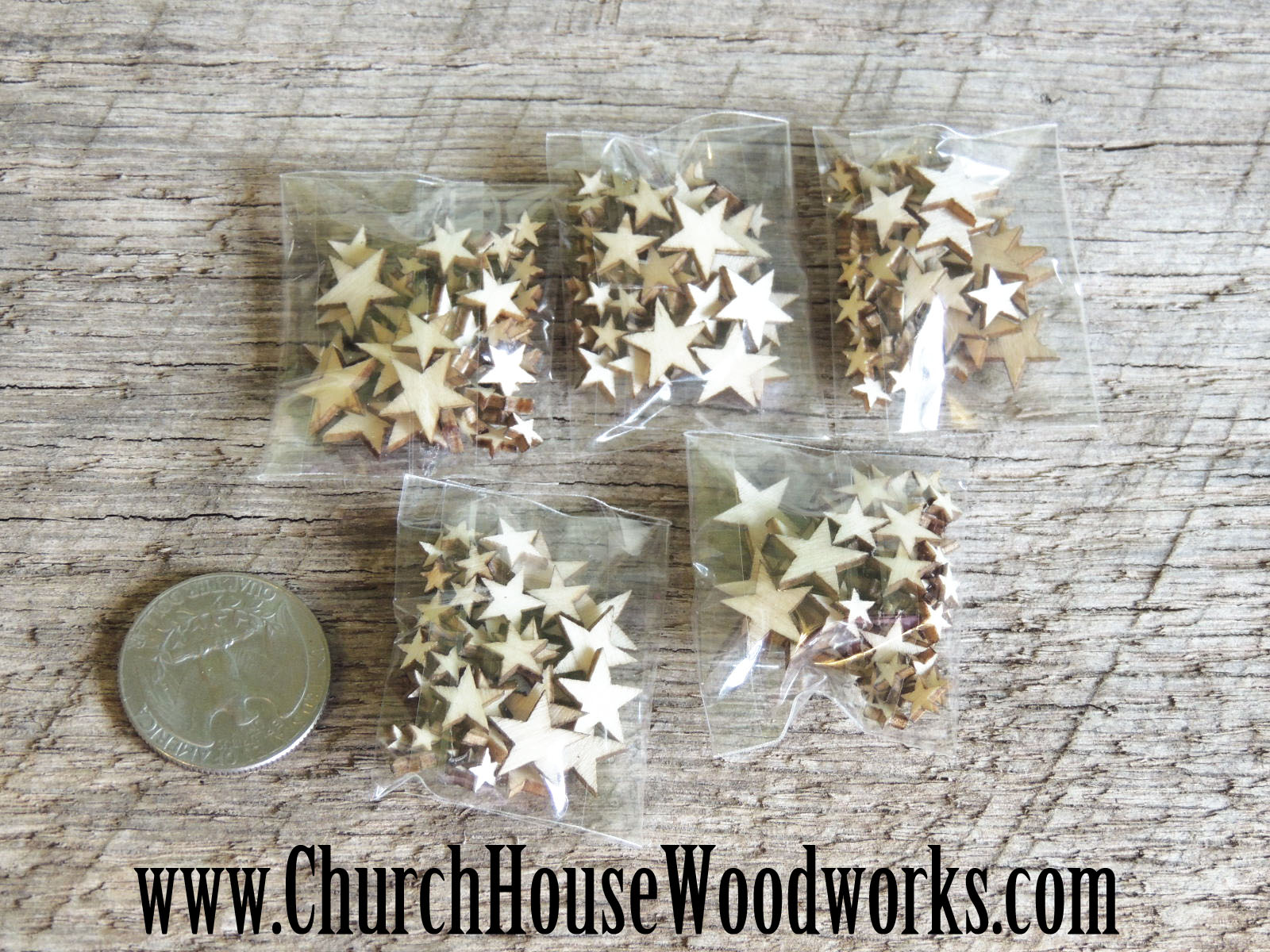 Rustic 4 Weddings: 50 Tiny Mini Wood Stars- DIY Crafts Or ...
