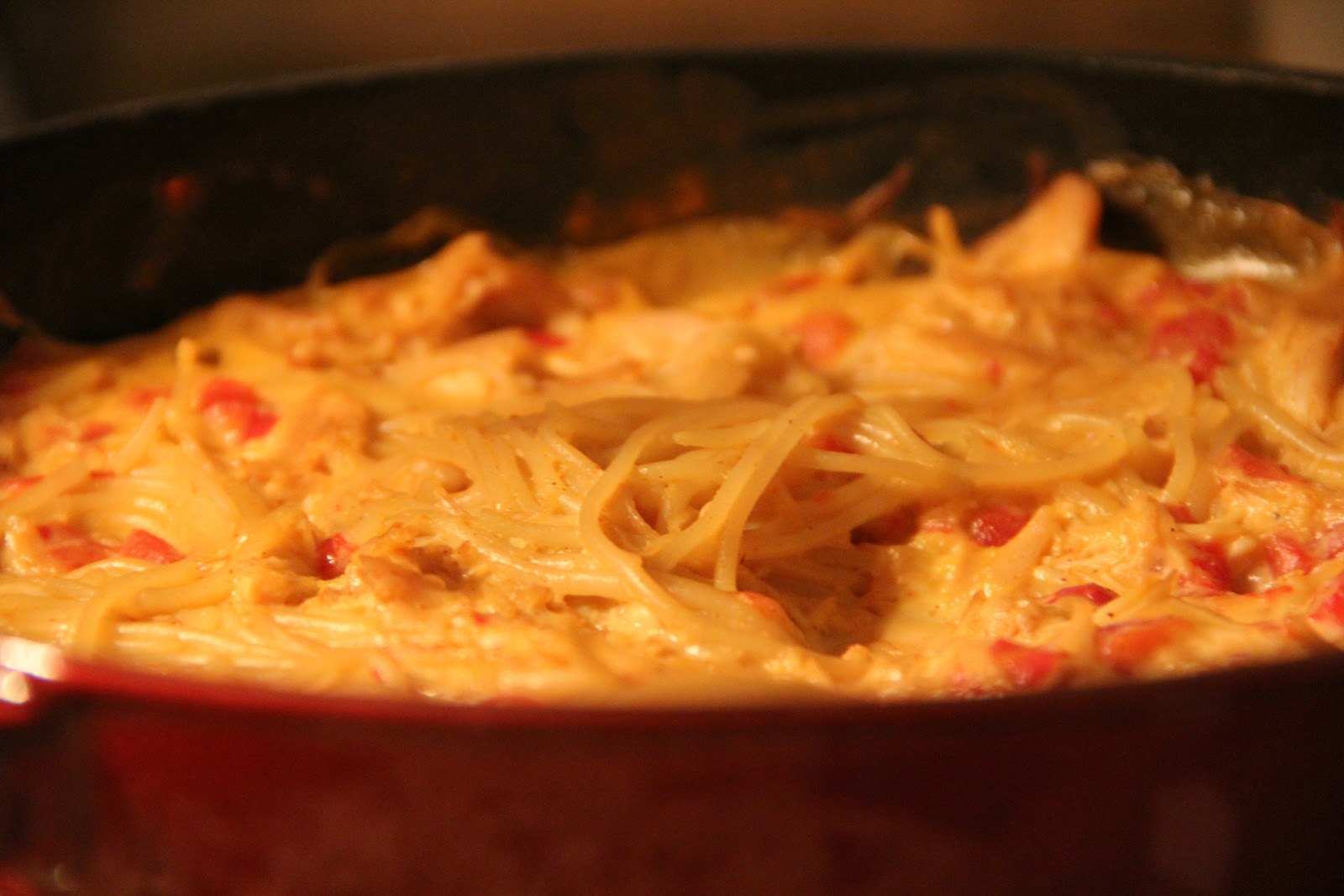 Dinner Tonight: Skillet Chicken Spaghetti | Mix and Match Mama