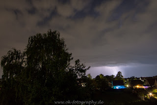 Wetterfotografie Gewitterzelle Hamm Blitz lightning