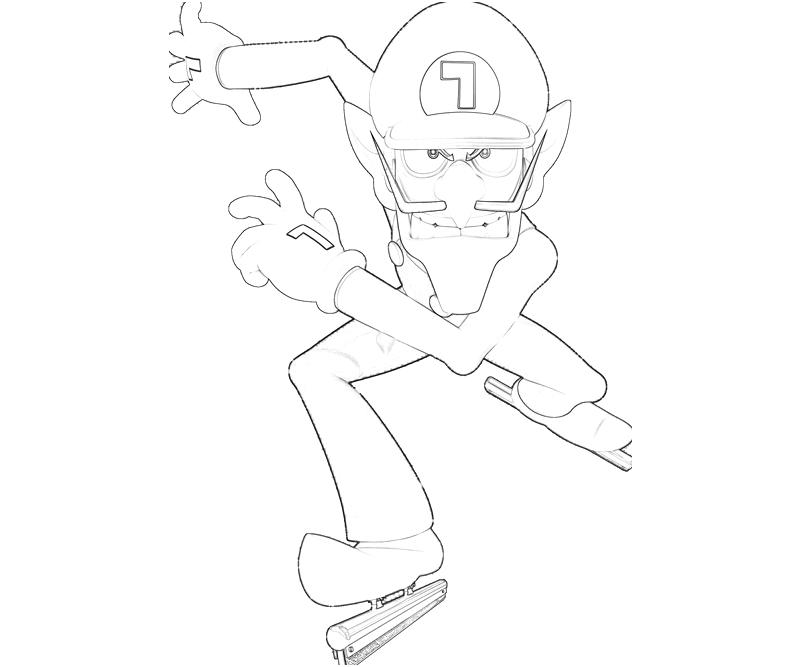 ice luigi coloring pages - photo #30