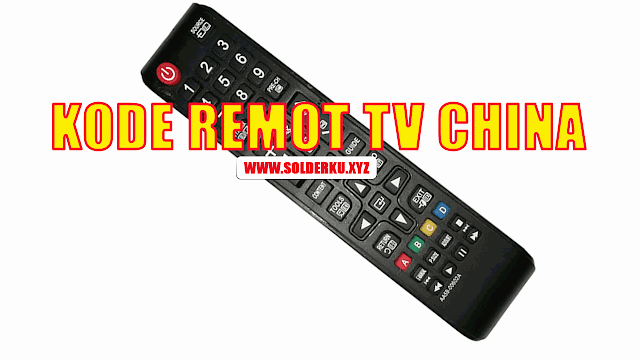 Kode Remot TV China