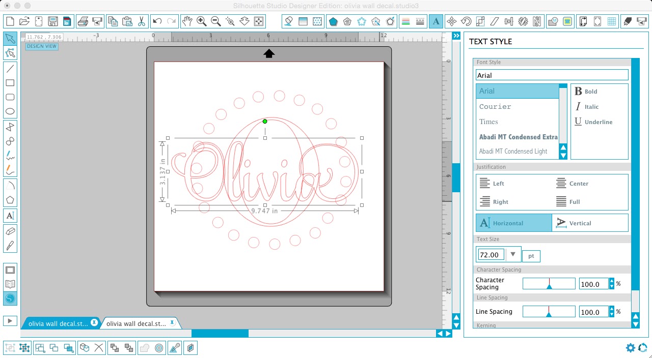 Cutting Large Vinyl Decals with Silhouette (Part 1 of 2) Silhouette