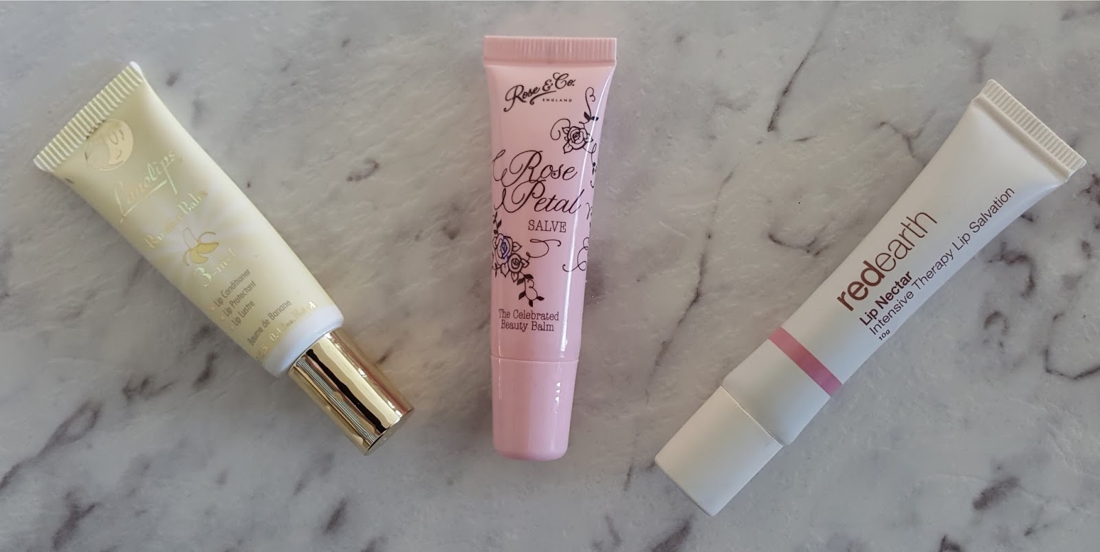 Beautifully Glossy Top Three Tuesday squeeze tube lip balms