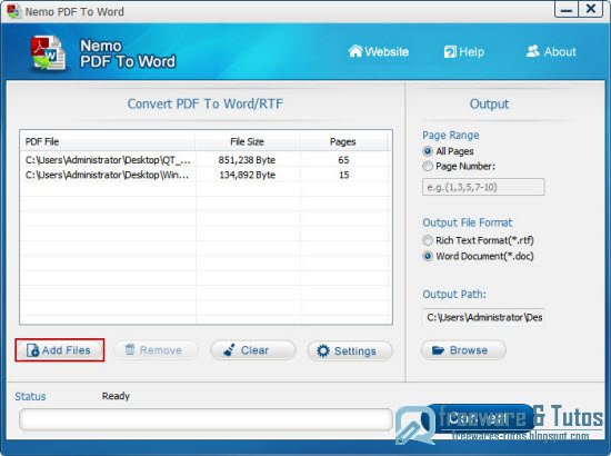 Nemo PDF to Word : un logiciel gratuit pour convertir vos fichiers PDF en documents Word