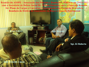 Reunião com o secretário de defesa social wilson damázio em 29/11/2011