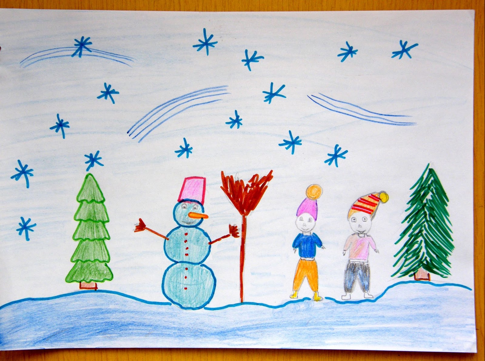 Зимние картинки легко. Рисунок на тему зима. Детские рисунки на тему зима. Рисунки на зимнюю тему для детей. Зимняя фантазия рисунок.