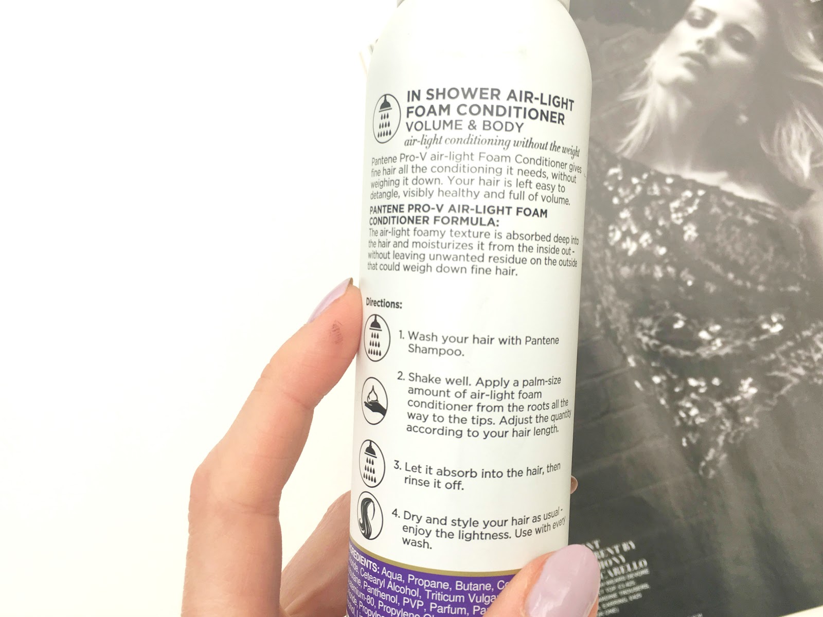 Pantene Foam Volume & Body Conditioner Mascara and Maltesers UK Beauty Blog