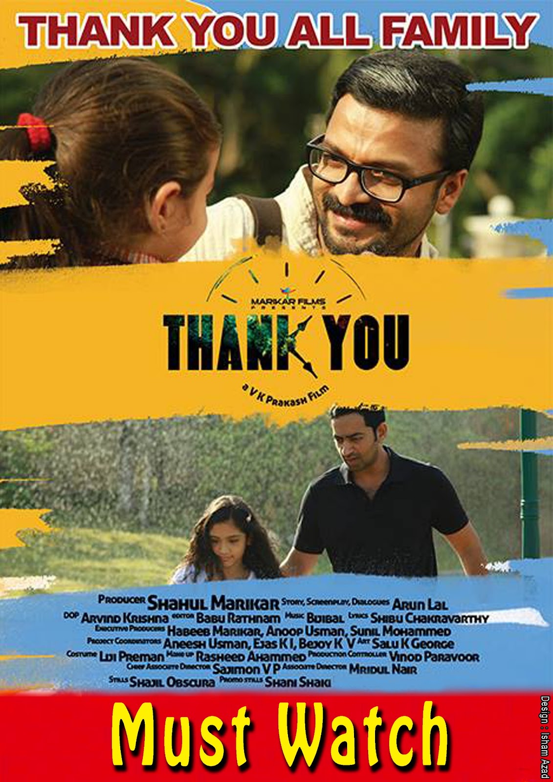 Isham Azad (IYSHaeM) Official Blog Thank You Malayalam Movie