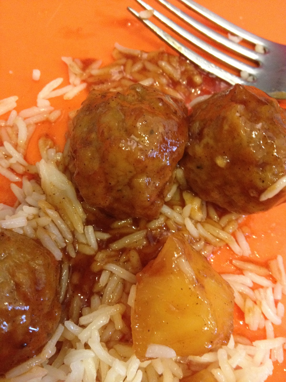 My Casual Kitchen: Slow Cooker Maple Glazed Meatballs