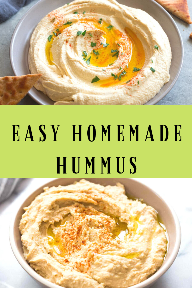 Easy Homemade Hummus - Dinner Recipesz
