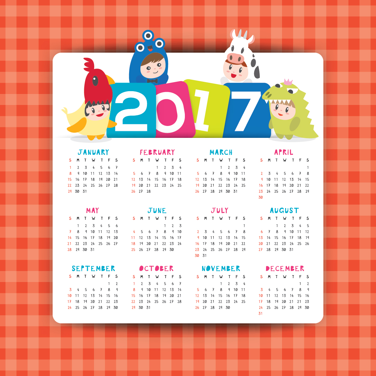 Calendario infantil imprimible: organiza el tiempo de tus hijos Calendario infantil imprimible: organiza el tiempo de tus hijos