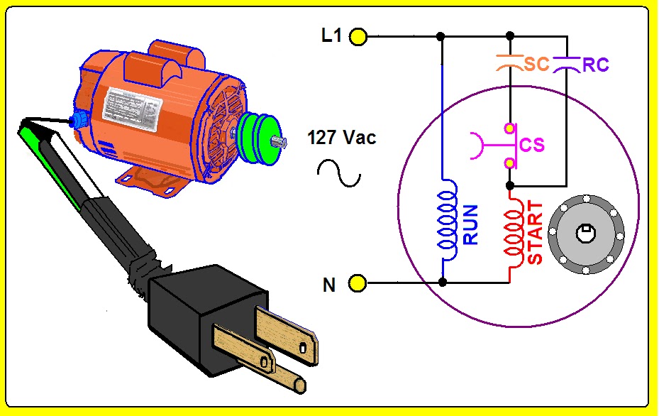 Como Conectar Un Motor Monofasico Con Arranque Por Capacitor