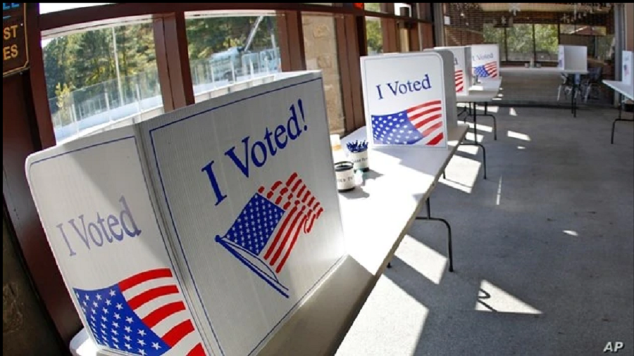 Un centro de votación anticipada ya en marcha el pasado 9 de octubre, en la localidad de McCandless, Pensilvania / AP