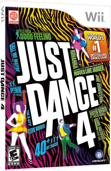 just dance 4 wii