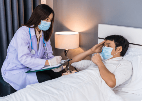 kunjungan dokter ke rumah yang mudah aman