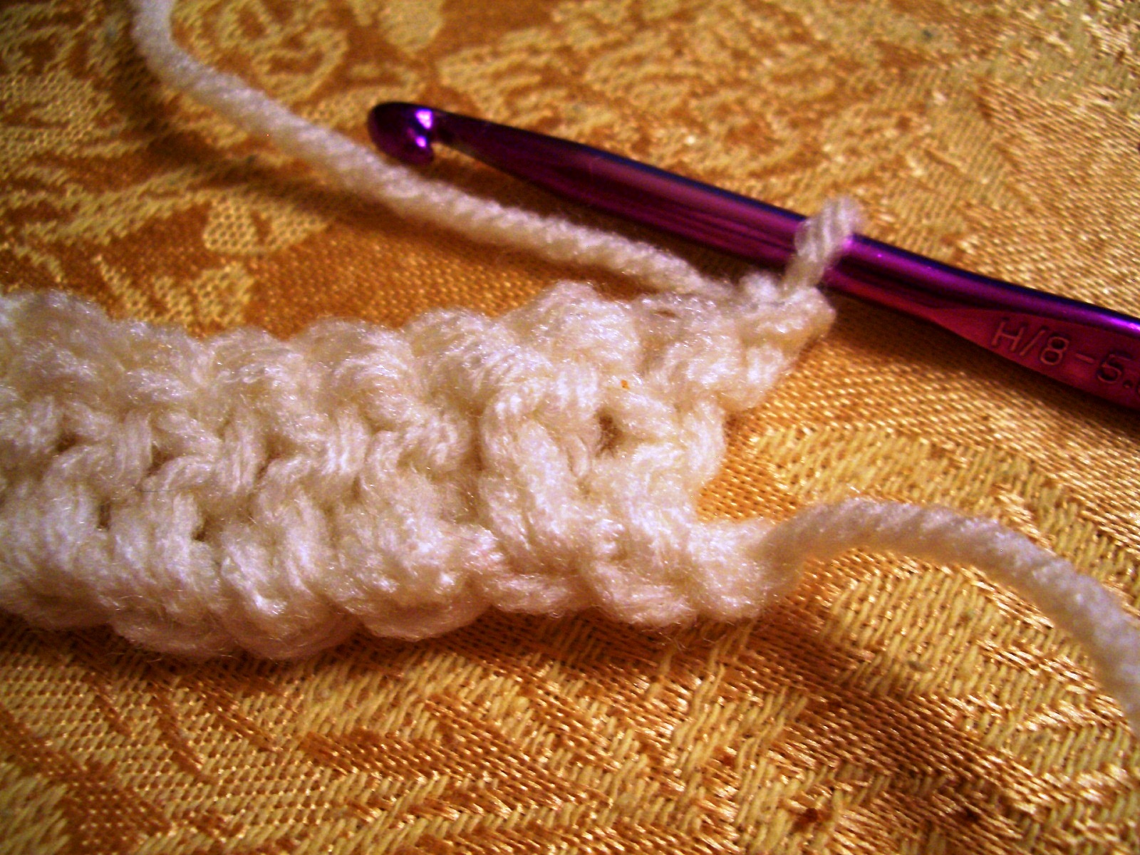Crochet Parfait: FPSC--Front Post Single Crochet