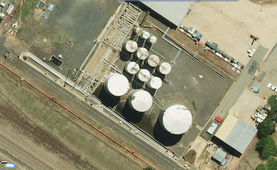 Building Wagga Oil Depots