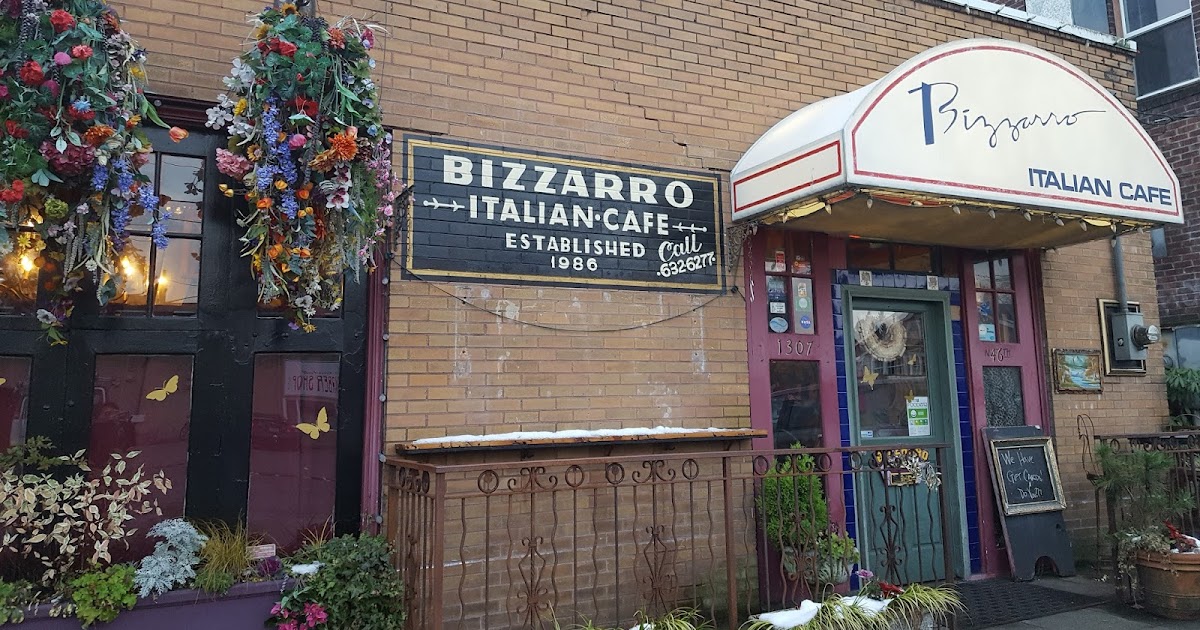 Bizzarro Italian Cafe Seattle 서쪽의 아름다운 항구도시
