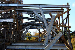 New Kings Dominion's Coaster - Twisted Timbers