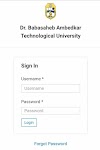 Formfilling Dbatu वेबसाइट Dr. Babasaheb Ambedkar Technological University 