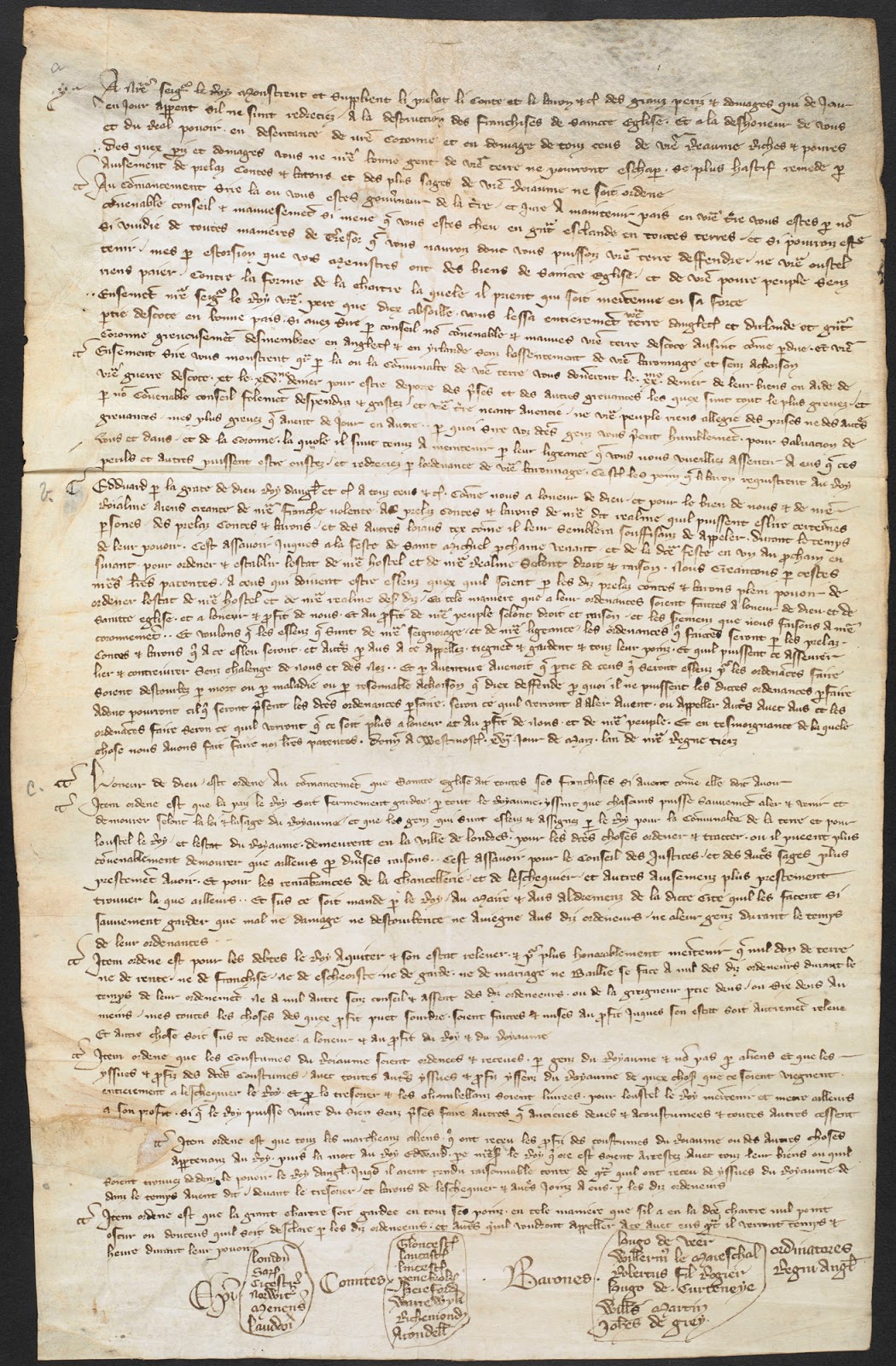 Piers Gaveston The Ordinances of 1311