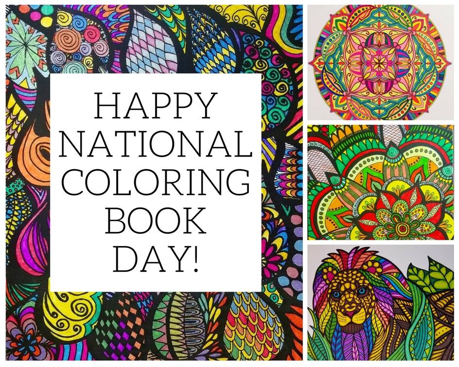 National Coloring Book Day Wishes Images - Whatsapp Images