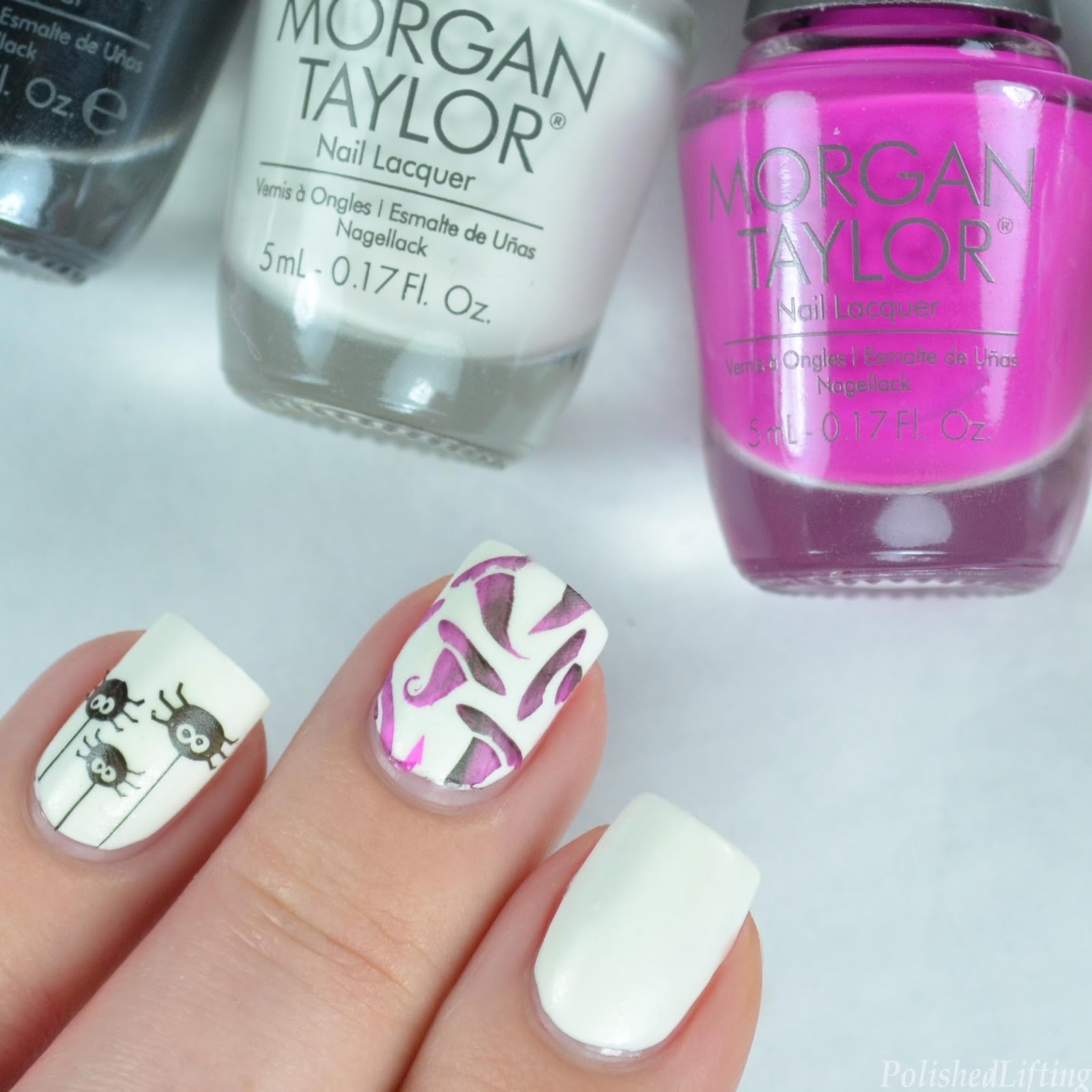 Morgan Taylor Halloween Spiders And Witches Hats Polished Lifting