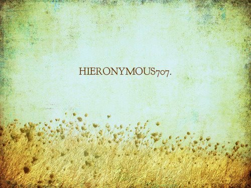 Hieronymous707