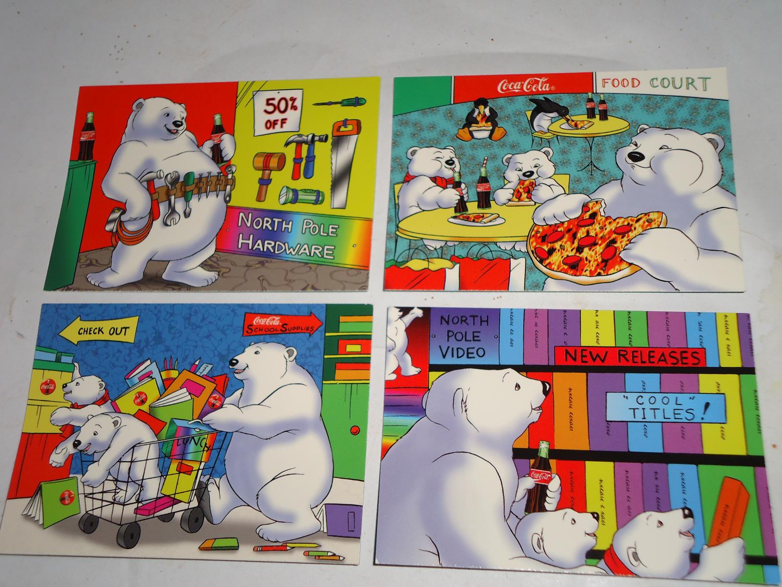 naklassic cocacola card Polar Bears series "South Pole Vacation"