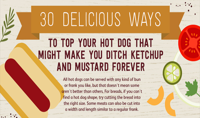 30 Creative Hot Dog Toppings for a Next-Level Cookout