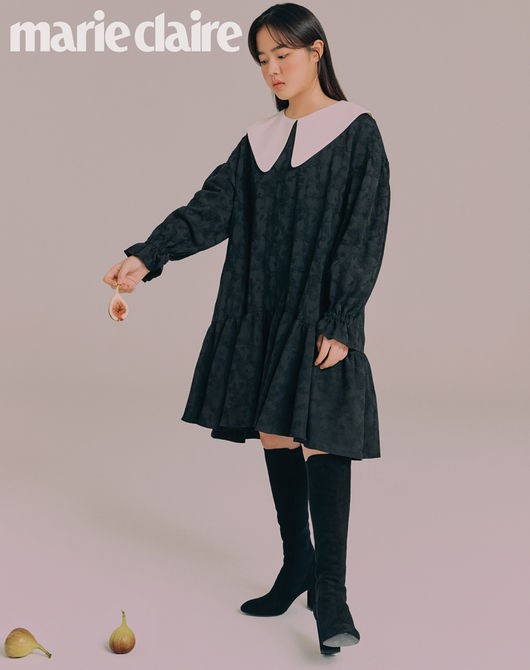 Actress Kim Hyanggi becomes the human dolls in a pictorial with marie