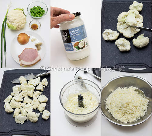 Cauliflower Fried Rice with Green Peas Procedures01