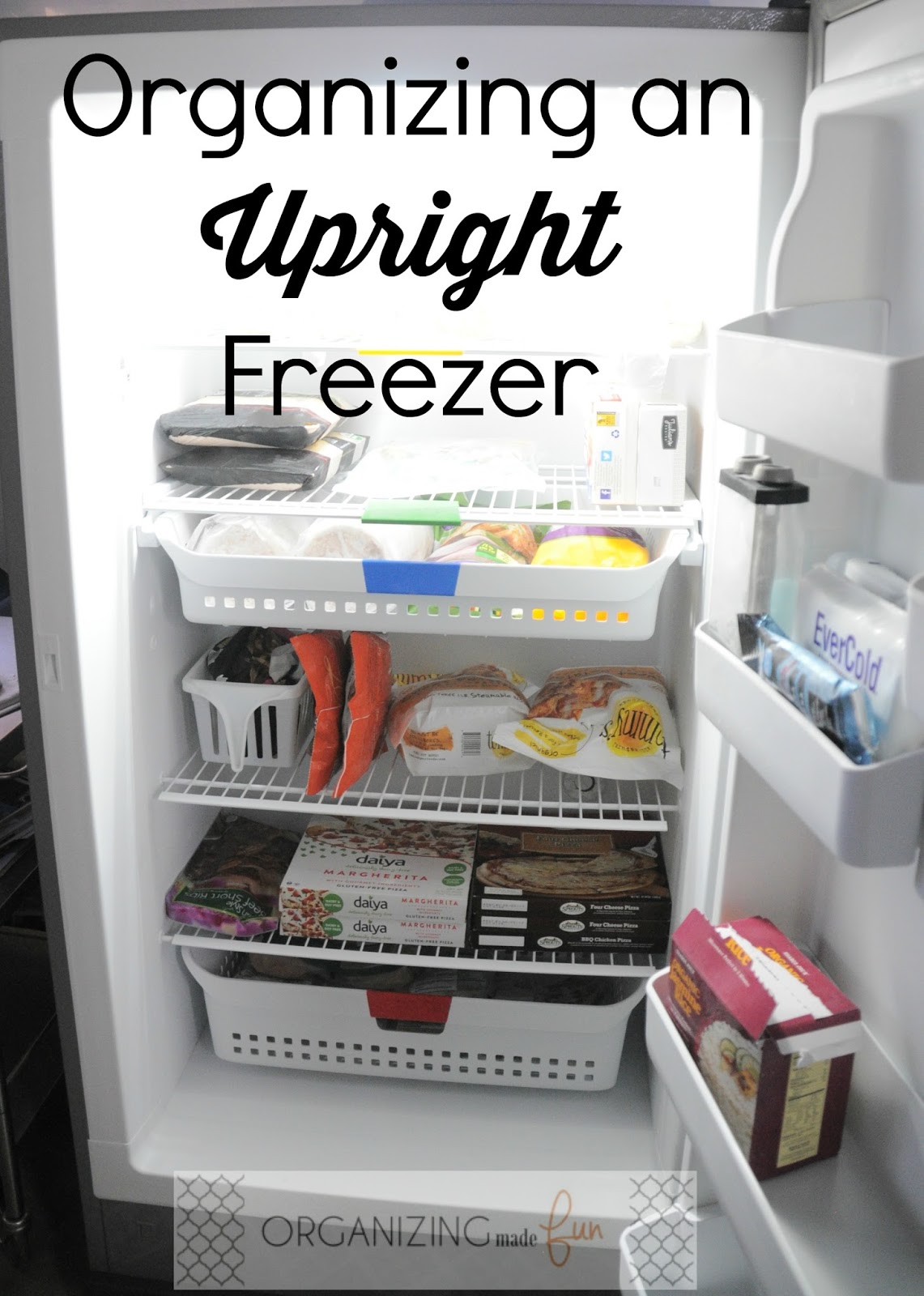 How To Organize A Stand-Up Freezer (in the Garage