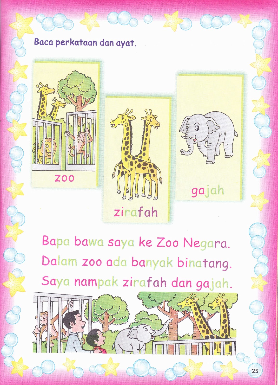 Selamat Datang Ke Dunia LINUS Tahun 1 (LITERASI): Latihan membaca
