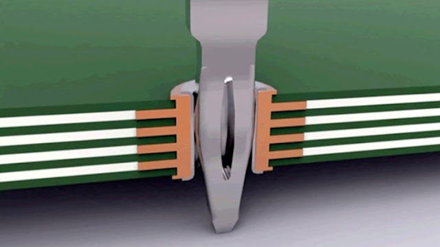 press-fit connector pin technology