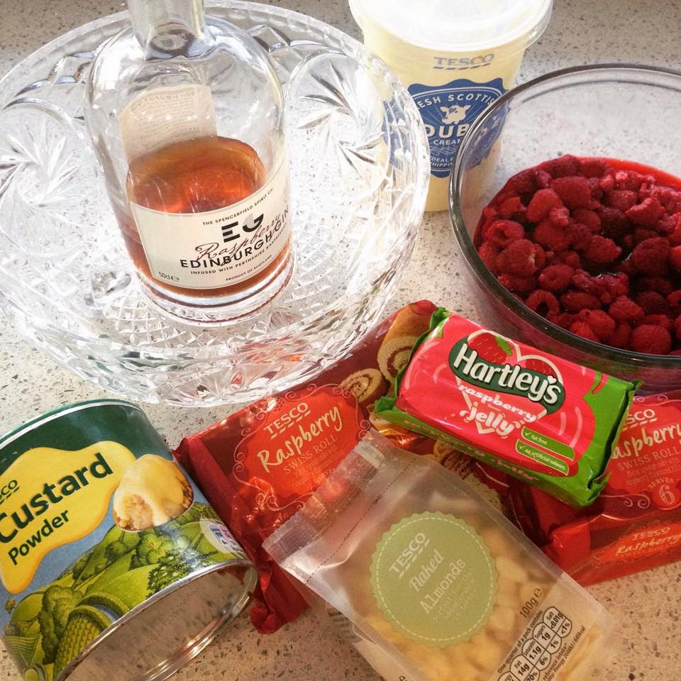 Ginuary, Peanut Butter and a Raspberry Gin Trifle Foodie Quine