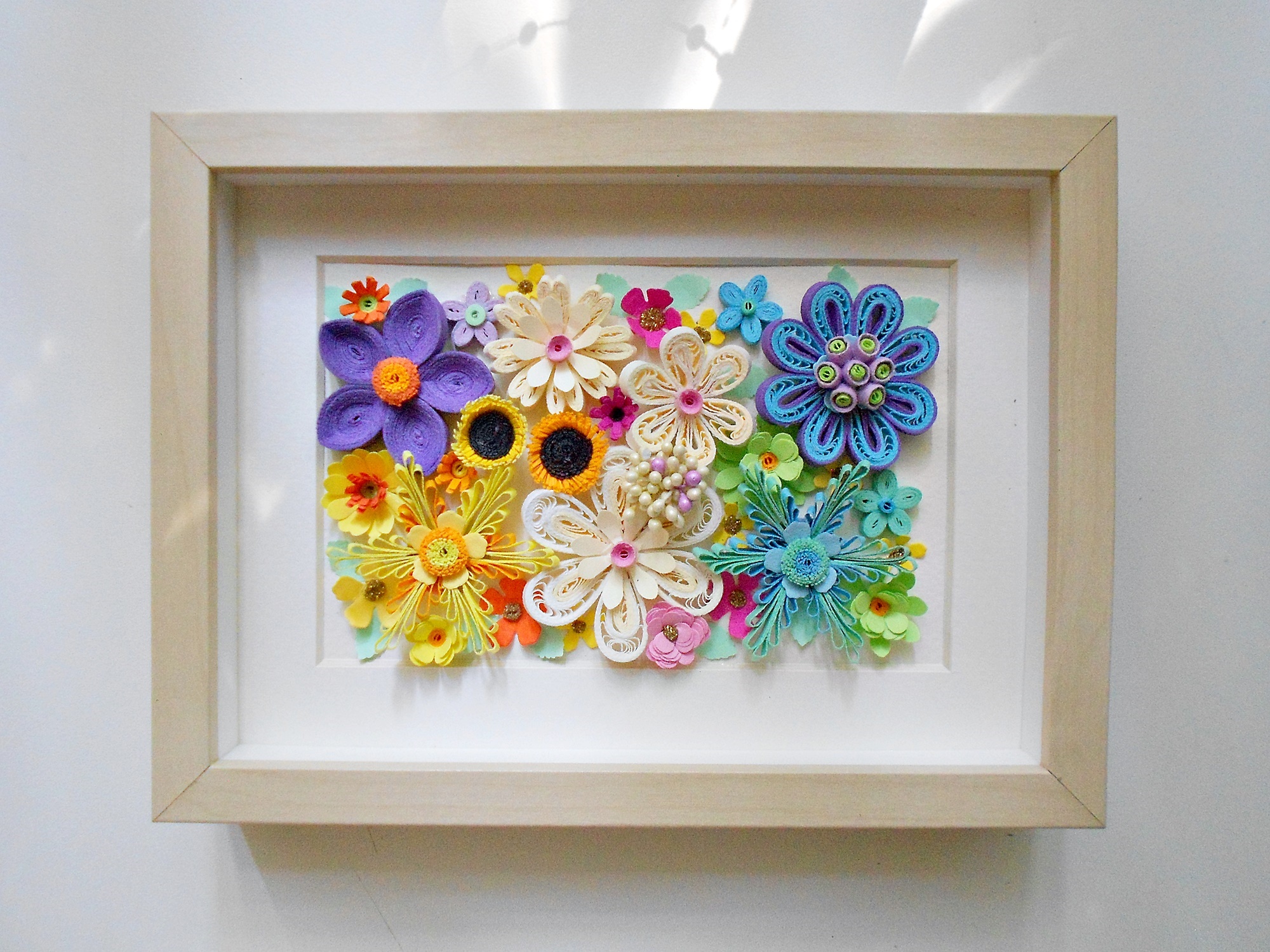 Quilling by Ada Paper quilling flowers wall decoration