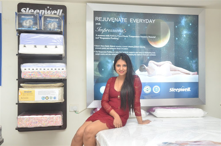Nikita Bisht photos at sleepwell outlet launch