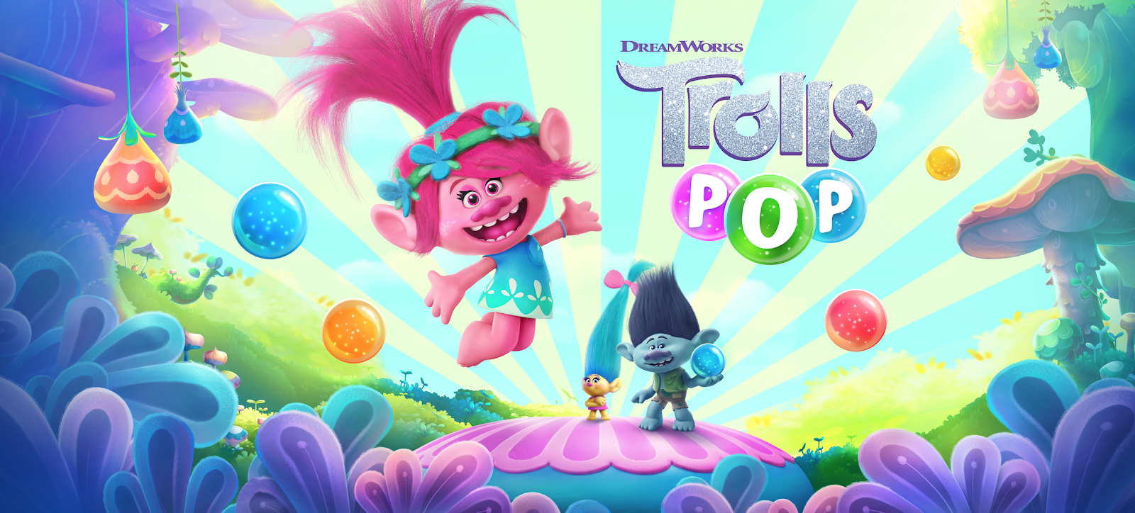 DreamWorks Trolls Pop - All New Bubble Shooter Mobile Game - AVAILABLE NOW! 