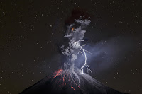 Volcán de Colima Eruption