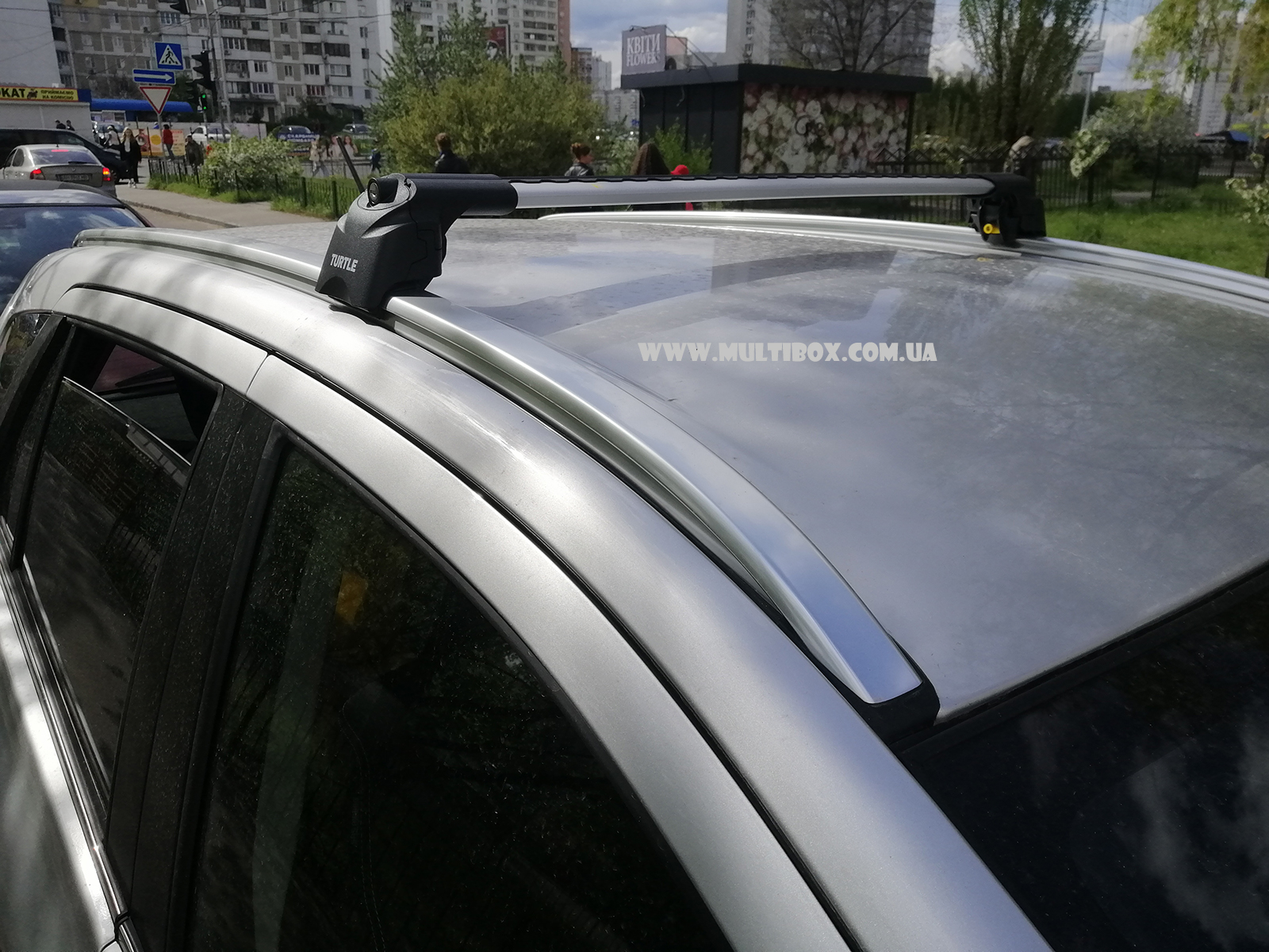 Багажник поперечины на крышу на машину Сузуки SX4 С-Кросс / Suzuki SX4 S-Cross