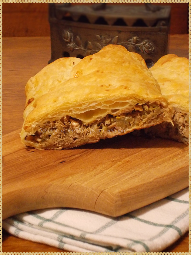 Strudel ripieno di gallina e verza
