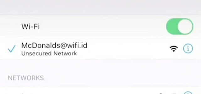 Password WIFI MCD Password WIFI MCD