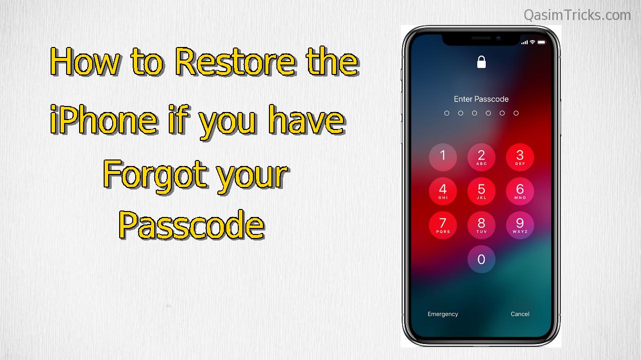 how to get password to unlock iphone backup