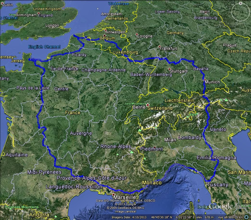 Hogs of War Tour, Route Map