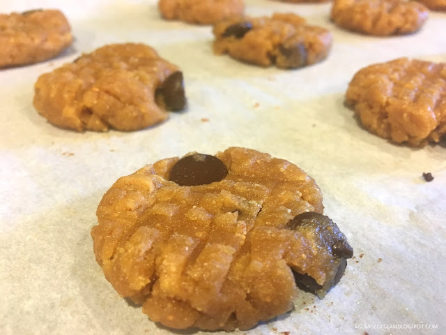 Peanut Butter Cookies before baking - A Glimpse of Glam Andrea Tiffany