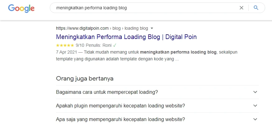 Memasang Rating Bintang Artikel Blog Apakah Perlu