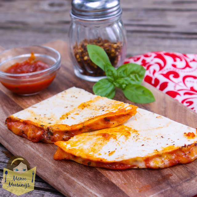 Menu Musings of a Modern American Mom Pizza Quesadillas
